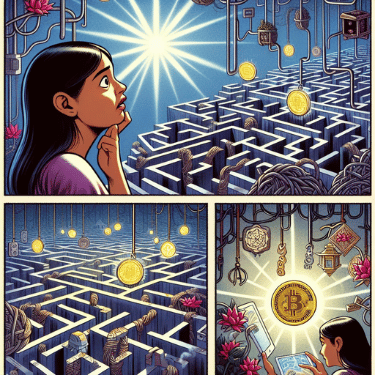 Another comic showing a Bitcoin investment scenario